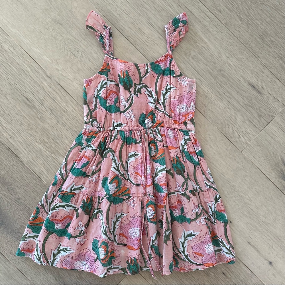 Floral Pink Kids Dress